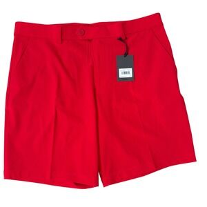 G/FORE Mens Lava Red Performance Golf Shorts GMR000019 Size 35 NEW